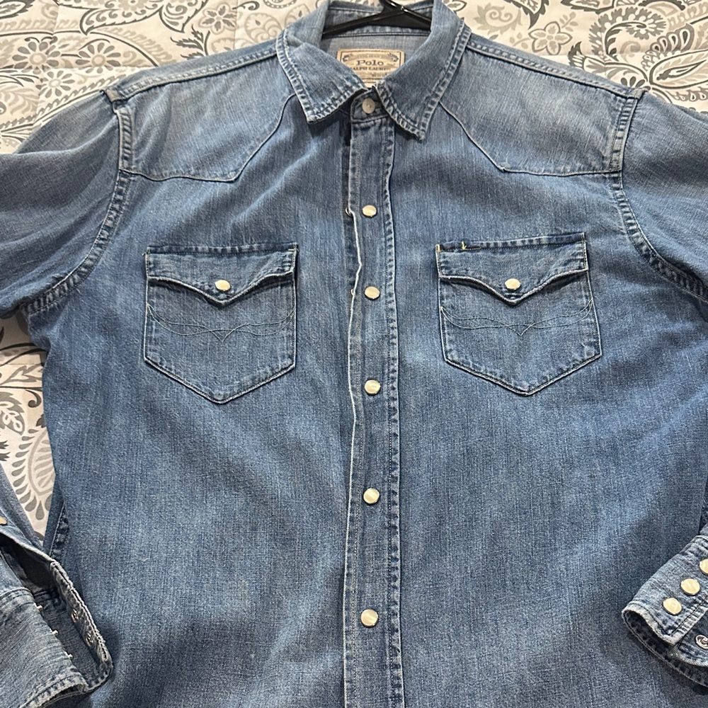 Polo Ralph Lauren mens denim shirt